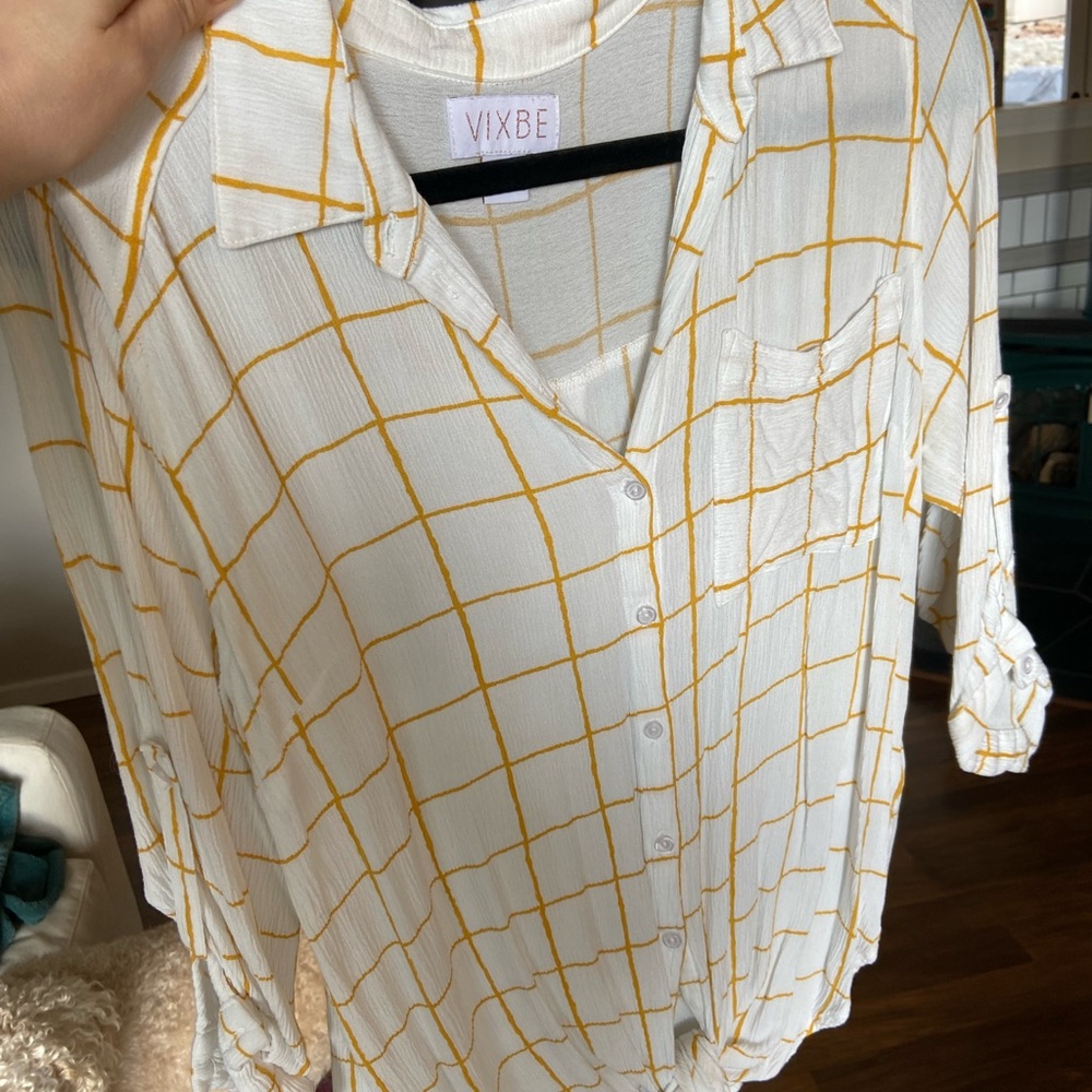Tie in front top